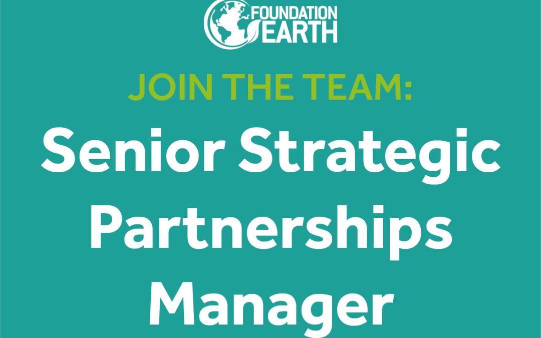 CLOSED: Join the Team: Strategic Partnerships Manager